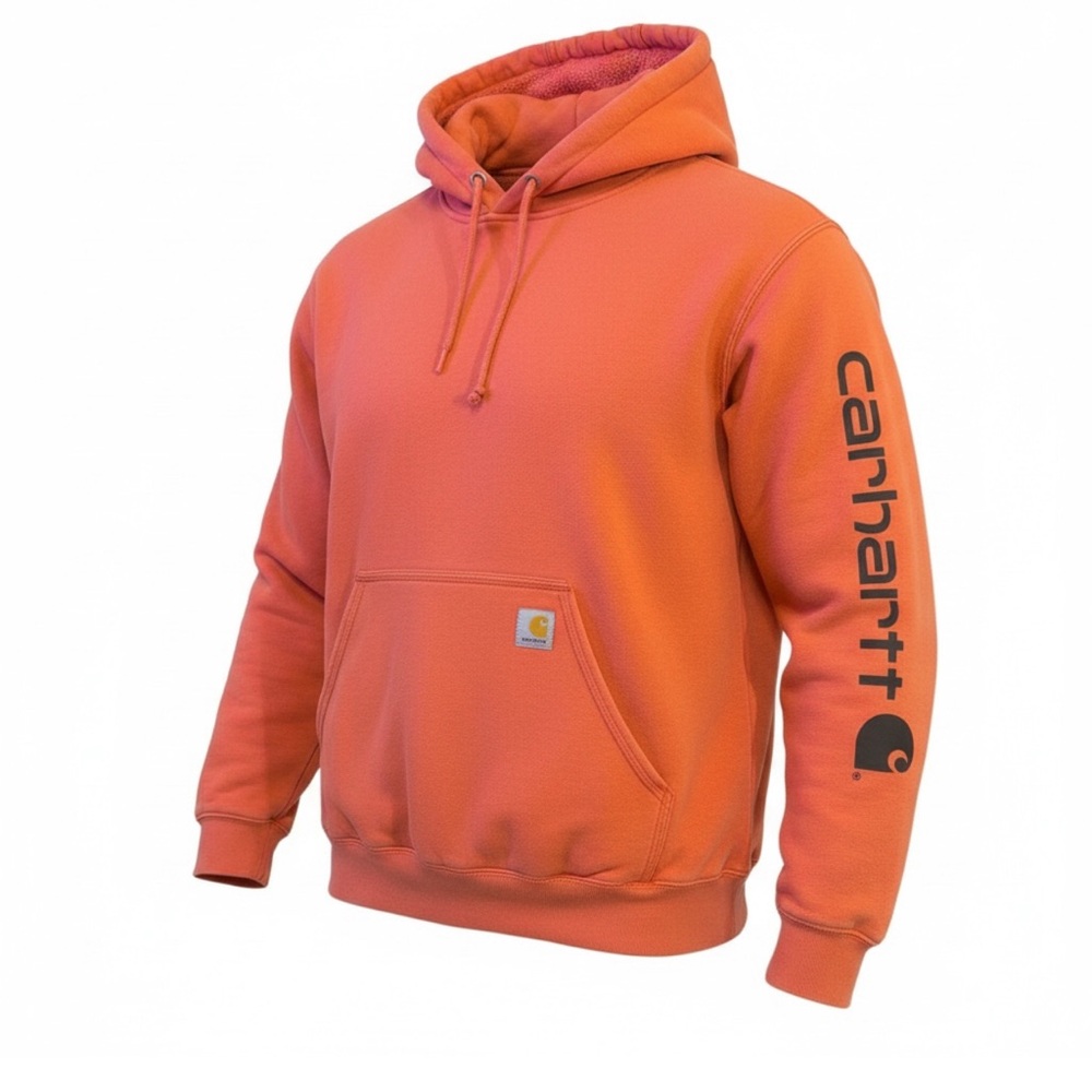 Carhartt Vibrant Orange Pullover Hoodie XL